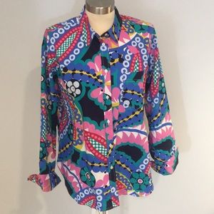 J. Crew cotton button down size 14